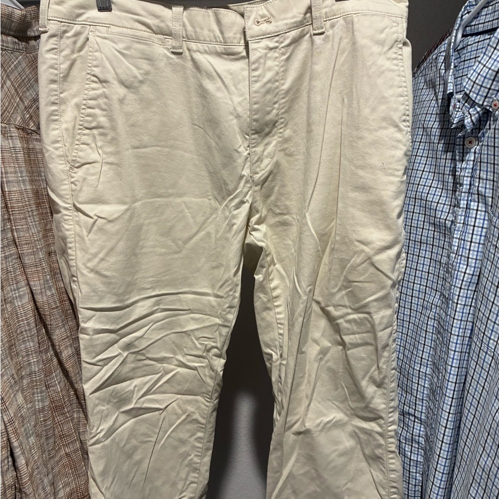 Duck Head Men's Khaki Chino Pants in Cream